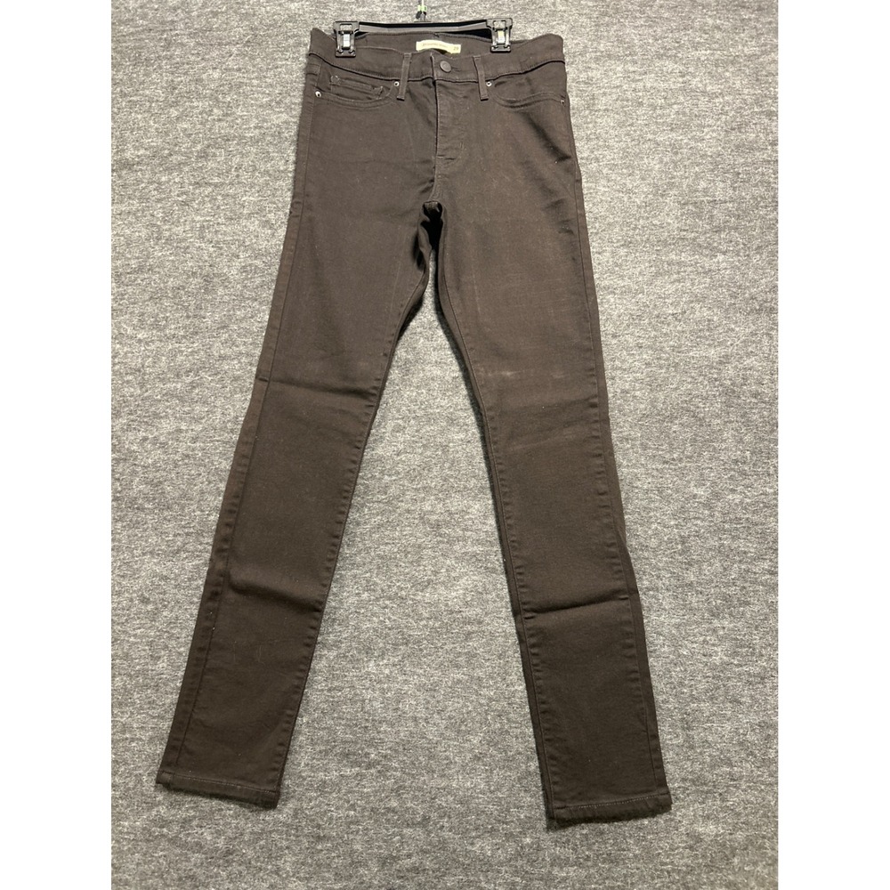 Levis 311 Shaping Skinny Jeans Womens 29 Black Stretch Mid Rise Denim